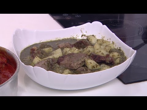 شاهد طريقة إعداد ومقادير بطاطس خضراء باللحمة