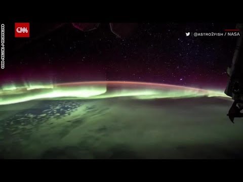 أضواء الشفق القطبي من محطة الفضاء الدولية