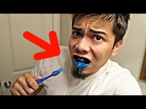 رد فعل رجل بعد تغيير زوجته لمعجون الأسنان الخاص به