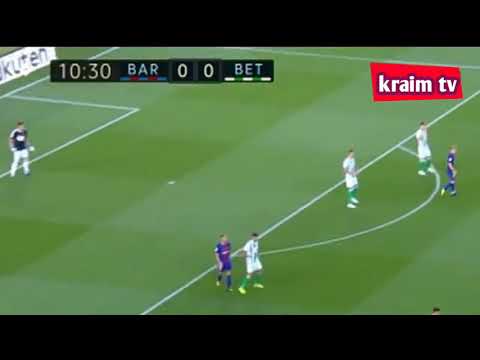 شاهد تدخل زهير فضال الرائع أمام برشلونة