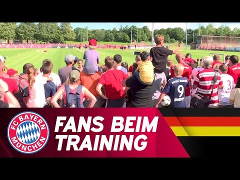 بايرن ميونخ يسمح لبعض مشجعيه بمتابعة تمرين الفريق