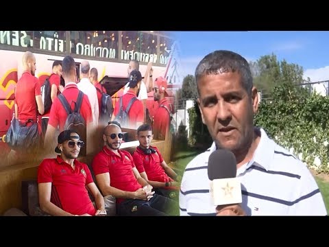 بالفيديو  استعدادات المنتخب المغربي لمواجهة نظيره المالي