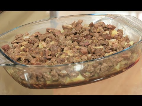 شاهد طريقة إعداد ومقادير فتة كبد و كلاوي وقلوب بالبطاطس