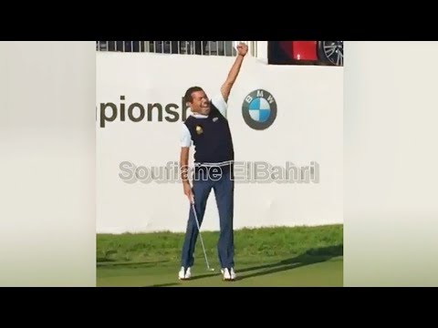 شاهد فرحة هستيرية للأمير مولاي رشيد بعد تسجيله كرة غولف