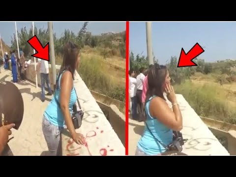 تعرف على ما قامت به سيدة في مشهد غريب