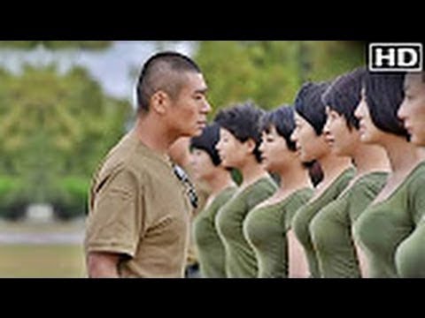 عرض عسكري رهيب وخيالي لجيش السيدات الصيني