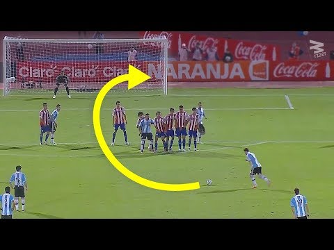 شاهد أفضل 10 أهداف من ركلات حرة للبرشلوني ميسي