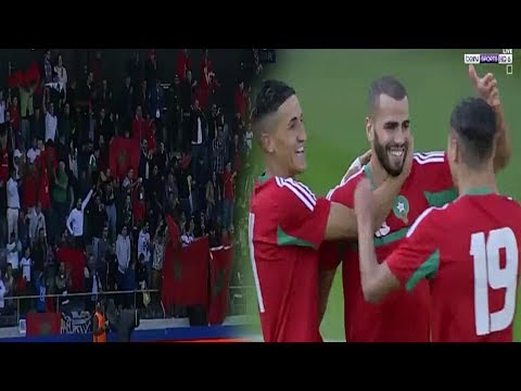شاهد ثنائية أسامة طنان مع منتخب المغرب في مرمى كوريا الجنوبية