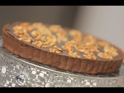 طريقة إعداد تارت الشيكولاتة بالكراميل