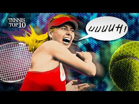 أعلى 10 صرخات للاعبات كرة التنس في الملاعب البيضاء