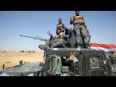 شاهد القوات العراقية تتقدم في جنوب كركوك