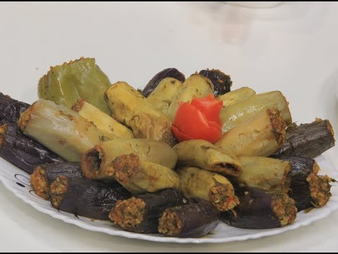شاهد طريقة إعداد محشي باذنجان بالبرغل