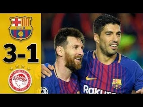 برشلونة يفوز على  أولمبياكوس بثلاثية مميّزة مقابل هدف واحد فقط