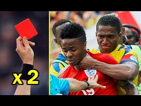 شاهد أغرب 10 حالات طرد مزدوج للاعبين في الوقت نفسه