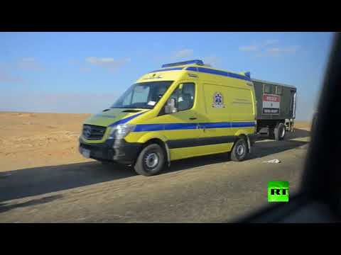 شاهد لقطات من مكان وقوع هجوم عنيف على الشرطة المصرية