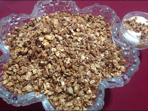 شاهد طريقة إعداد ومقادير الميسلي المقرمش الصحي