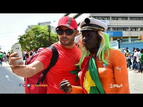 أجواء جنونية في أبيدجان وماوقع بين الجماهير المغربية والإيفوارية