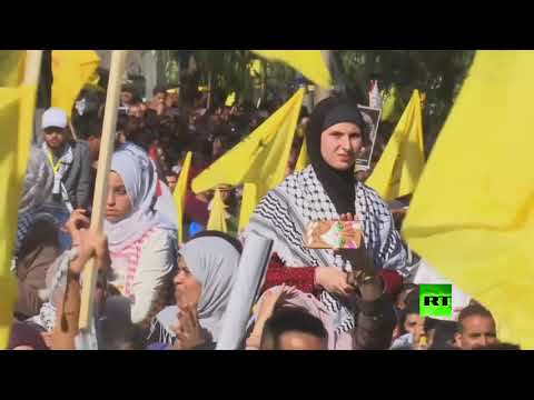 شاهد فلسطينيو غزة يحيون الذكرى الـ13 لرحيل ياسر عرفات