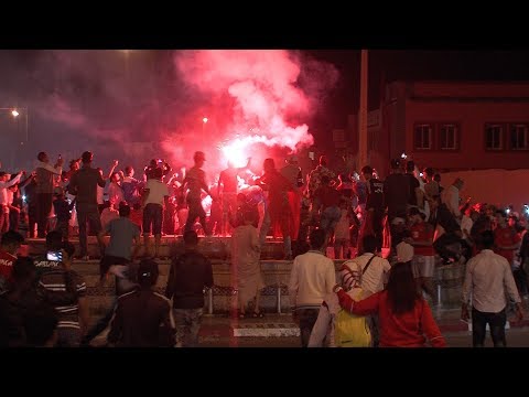 شاهد لحظة تاريخية في مسيرة أسود الأطلس في كلميم