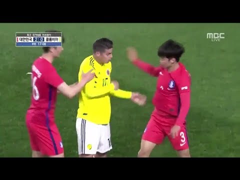 شاهد رودريغيز يستحق أوسكار أسوأ تمثيل بعد  مشهد سقوطه الغريب