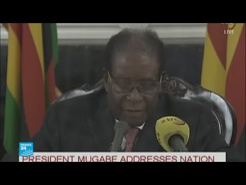 شاهد موغابي يعدل عن الاستقالة ويتجاهل المهلة المحددة من الحزب الحاكم