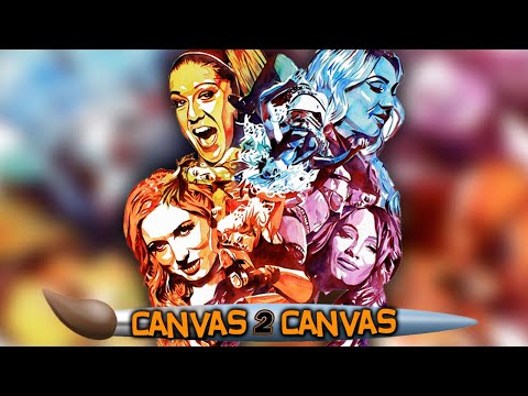 شاهد رسام الاتحاد يبدع بلوحة فنية جديدة لنجمات المصارعة الحرة