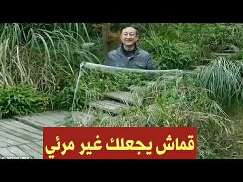 شاهد الصين تغزو العالم بقماش يجعلك غير مرئي