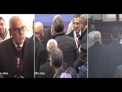 شاهد لحظة وصول بنكيران إلى مقر مؤتمر البيحيدي