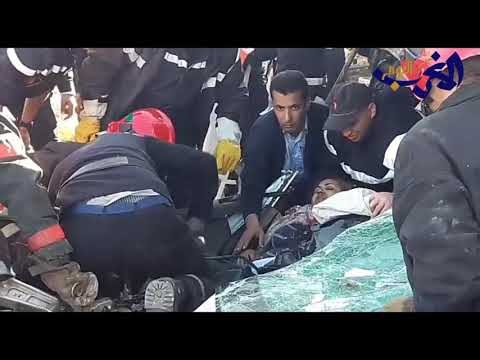 شاهد انتشال ضحايا انهيار سور بلفدير في الدارالبيضاء
