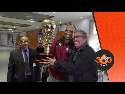 بالفيديو وصول فريق جمعية سلا لكرة السلة مطار الرباط