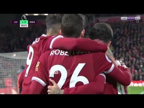 بالفيديو  هدف فيليب كوتينيو في مرمى سوانزي سيتي