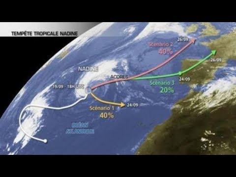 شاهد إعصار يضرب السواحل المغربية