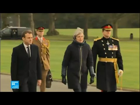 بالفيديو توقيع معاهدة بين فرنسا وبريطانيا
