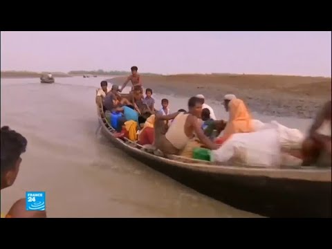 شاهد حركة نزوح الروهينغا نحو بنغلادش لم تهدأ