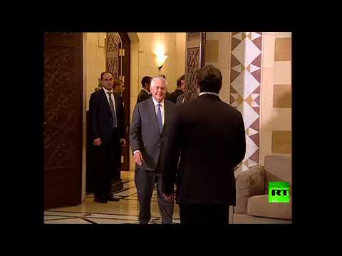 شاهد لقاء بين سعد الحريري وريكس تيلرسون في بيروت