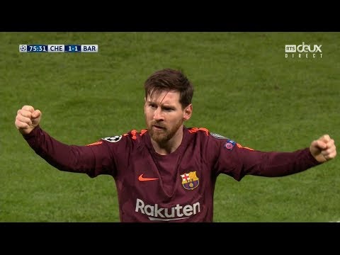 شاهد  برشلونة يتعادل مع تشيلسي بهدفٍ لكلٍ منهما