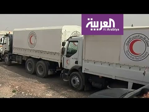 شاهد  الغوطة الشرقية تشهد قصفا كثيفًا بعد ليلة هادئة