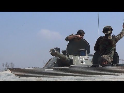 شاهد الجيش السوري يعزل دوما ويقسّم الغوطة الشرقية إلى ثلاثة أجزاء