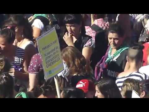 شاهد مسيرات نسائية حاشدة في الأرجنتين