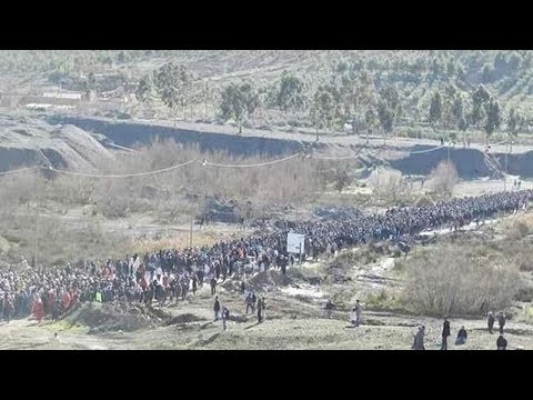 شاهد ما حدث لسكان جرادة في طريقهم