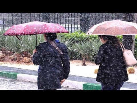 شاهد  الأرصاد المغربية تحذّر من تساقطات مطرية كثيفة