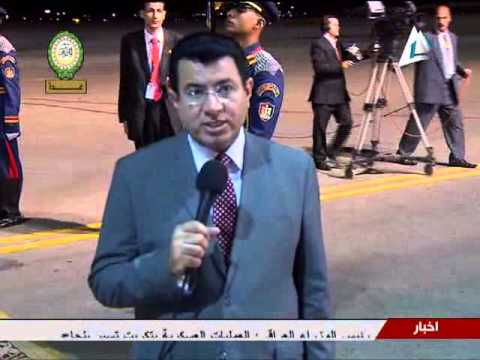 فيديو محلب يستقبل بنكيران في مطار شرم الشيخ