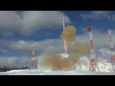 شاهد إطلاق الشيطان 2 الصاروخ الباليستي الروسي الجديد