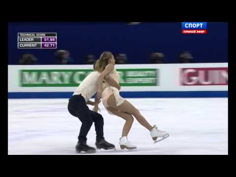 لحظة تتويج فرنسا ببطولة الرقص على الجليد