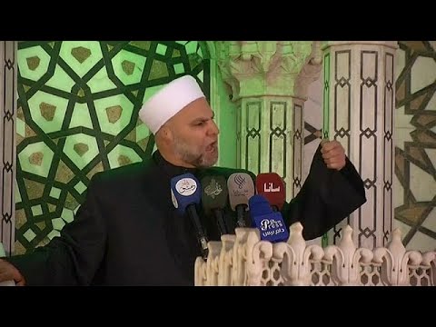 بالفيديو إمام المسجد الأموي ينفي شعوره بالخوف