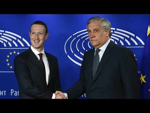 مارك زوكربرغ يعتذر أمام البرلمان الأوروبي