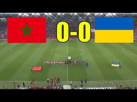 شاهدملخص المباراة الودية بين المغرب وأوكرانيا