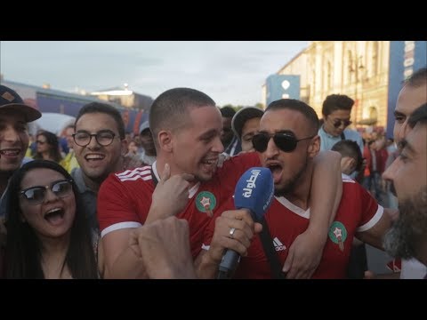 شاهد رسالة مُؤثّرة مِن الجمهور المغربي لنجم الأسود عزيز بوهوز