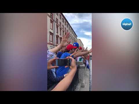 الجماهير المغربية تنقل تشجيع مدرجات دونور إلى روسيا