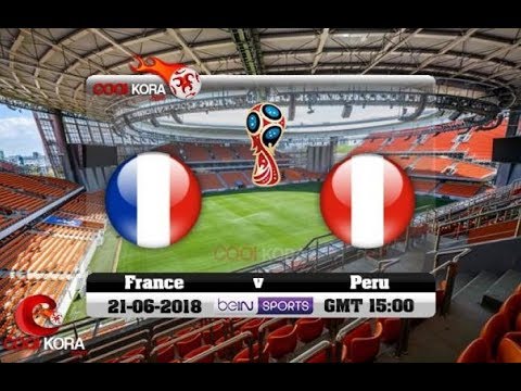 شاهد البث المباشر لمباراة فرنسا وبيرو